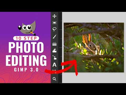 Learn GIMP 3.0 Photo Editing for Beginners in 25 Minutes
