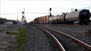 preview picture of video 'BNSF Meet at Caldwell, TX  2/11/2012'