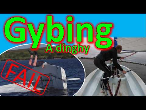How to gybe a dinghy, how to gybe sailing, laser gybe, ilca gybe