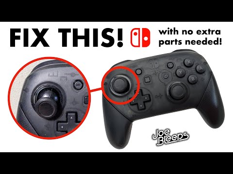 Repair Nintendo Switch Pro Controller - Broken Joystick No Replacement Parts