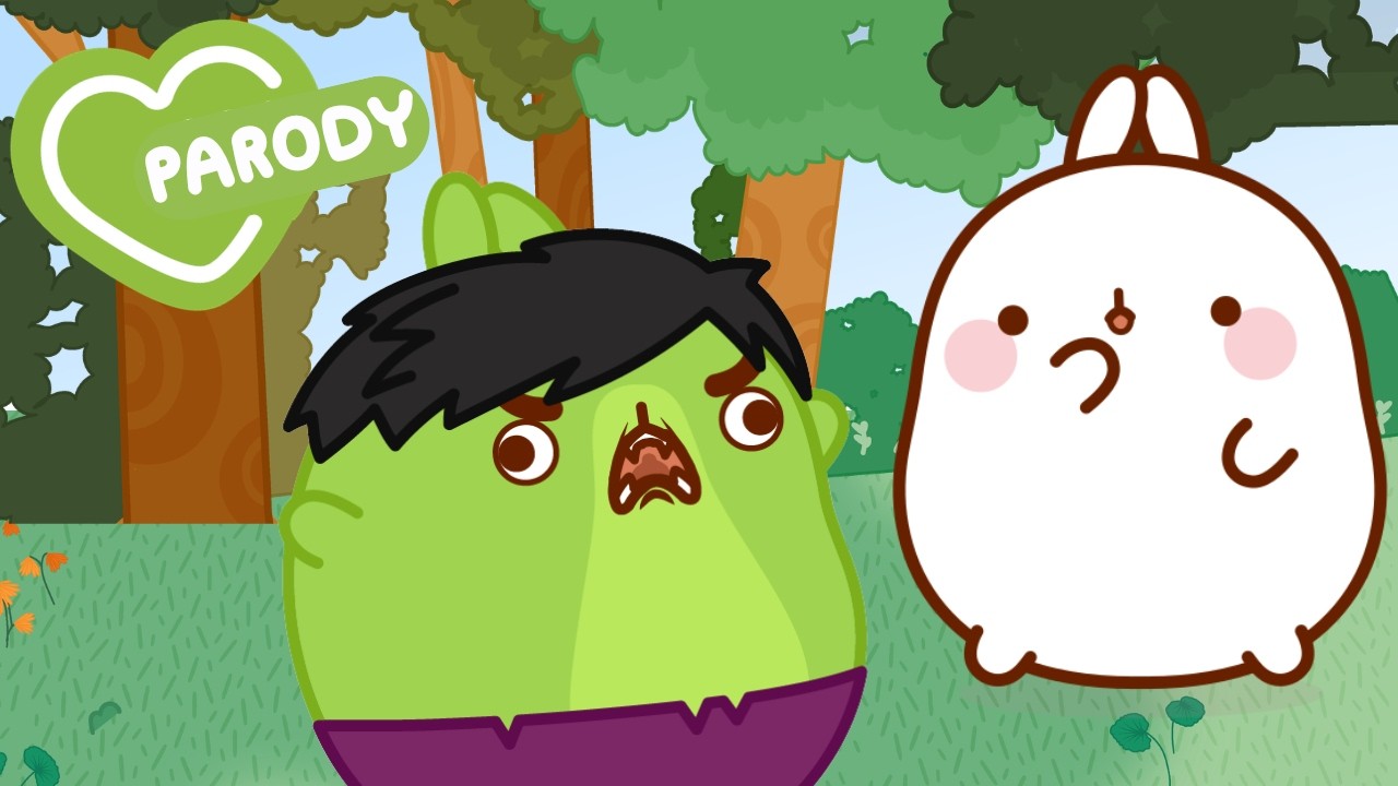 The HULK needs Molang's Help 😡💚The Cutest Hulk Parody Ever