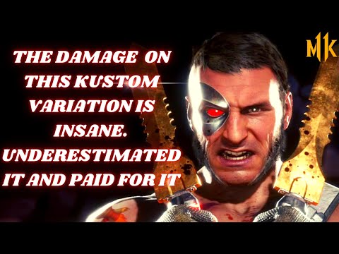 MK11 Ultimate: Rare Kano Kustom Variation Set Up But The Damage Output Is Insane. I was Shocked.