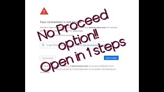 Your Connection is Not Private Google Chrome for MAC book |2021| ERR_CERT_INVALID error