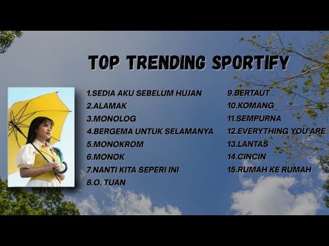 TOP TRENDING SPOTIFY 2025 - idgitaf - Sedia Aku Sebelum Hujan