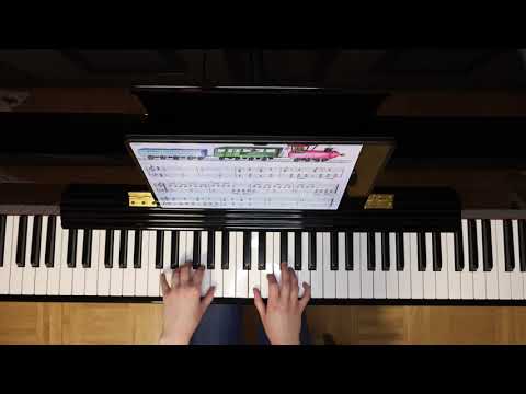 "Die Lokomotive" aus der Klavierschule "Tastenzauberei" Band 1 von Aniko Drabon