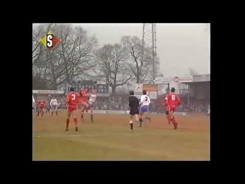 Shrewsbury Town v Wimbledon F.A. Cup 4th Round 26-01-1991