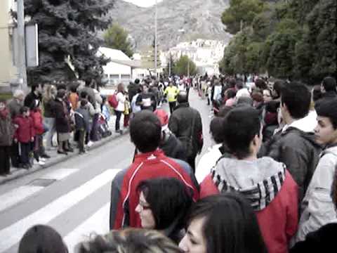 Carrera del Pavo 2008. Cuenca. Bajando a meta.