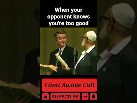 When Ahmed Deedat made the pastor speechless ! #ahmeddeedat #christianity #bible #shorts #shortsfeed