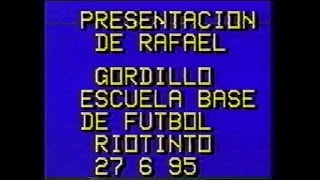 preview picture of video 'Inauguración de la escuela de futbol de Minas de Riotinto(Huelva) 1995'