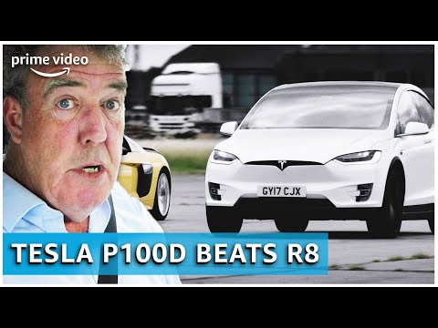 Tesla Model X Review by Jeremy Clarkson | The Grand Tour | Amazon Prime Video NL