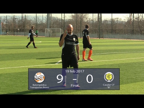 Goles: Balompédica Transportes Bravo vs Casalar CF "B" - 19 febrero 2017