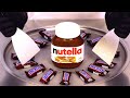 Nutella Snickers Ice Cream Rolls Satisfying Visual ASMR