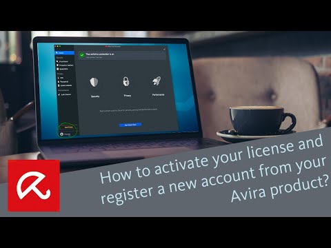 How to activate your license and register a new account from your Avira product?