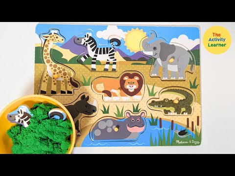 Animal Puzzle | Find The Missing Pieces Activity | Educational Videos for Toddlers