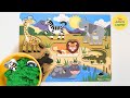 Animal Puzzle Find The Missing Pieces Activity Educational Videos For Toddlers