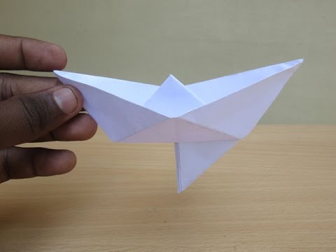 How to Make a Paper boat with a Rudder - Easy Tutorials