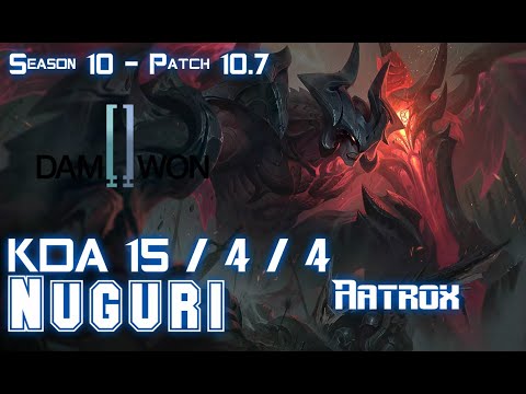 DWG Nuguri AATROX vs VOLIBEAR Top - Patch 10.7 KR Ranked