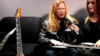 Dean Guitars N.A.M.M. 2015 Highlights -  Dave Mustaine Interview w/Full Metal Jackie Part 1 of 2