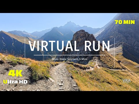 Virtual Run 4k Mont Blanc - Segment 5 Mini - Virtual Scenery for Treadmill