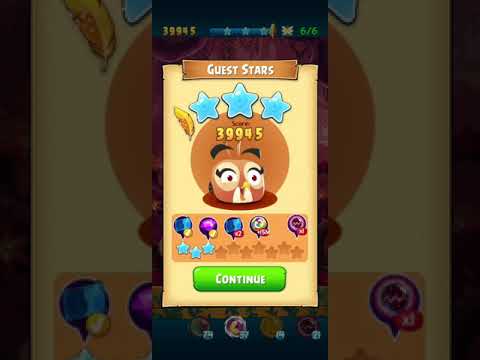 Angry Birds Pop - Daily Guest Star Dahlia - 1 Level play 85 Gems prize (at 3 stars)
