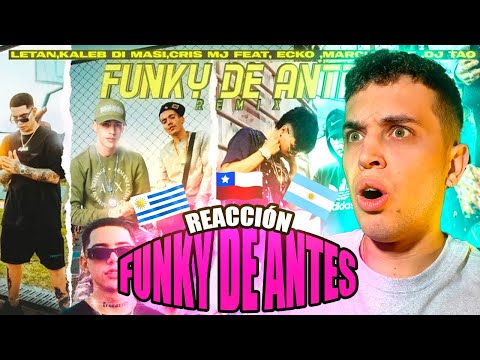 (REACCIÓN) Funky De Antes (Remix) - Letan x Cris MJ x Marcianeke x KALEB DI MASI x ECKO x DJTAO