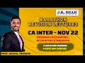 CA INTER NOV 22 MARATHON REVISION ADVANCE ACCOUNTING ACCOUNTING STANDARDS