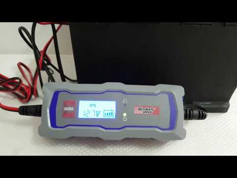 ULTIMATE SPEED Car Battery Charger ULGD 3.8 A1 Test on 12v Battery
