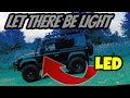 OPTIMILL LED PUDDLE LIGHTS AT NIGHT TIME DEFENDER