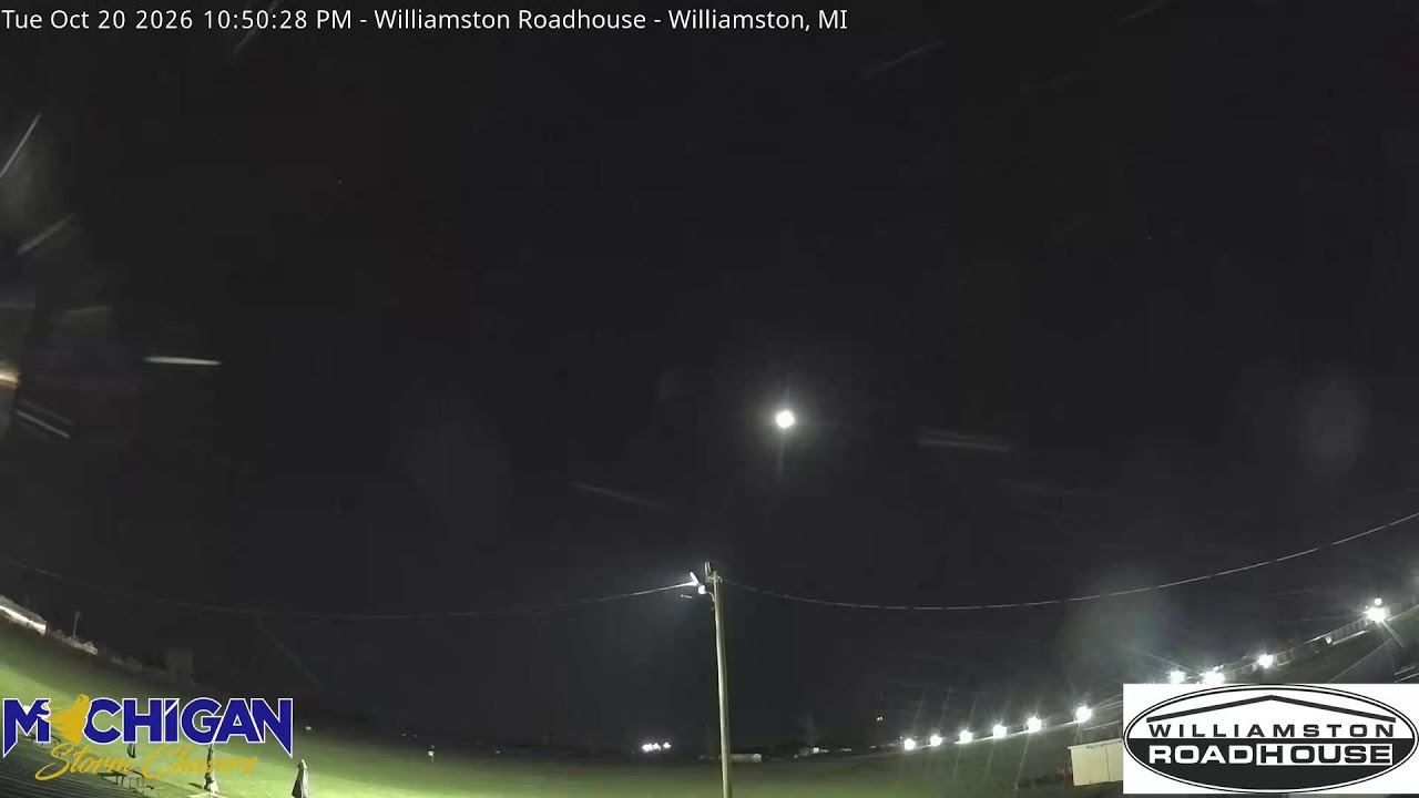 Vista en directo de la webcam Cámara del Tiempo de Williamston Roadhouse