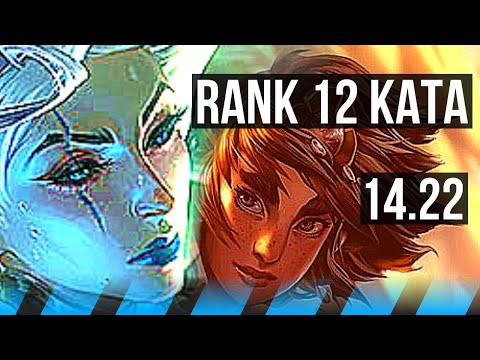 KATARINA vs TALIYAH (MID) | 5/0/2, Rank 12 Kata | KR Master | 14.22