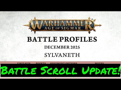 Sylvaneth December 2025 Battle Scroll Update!