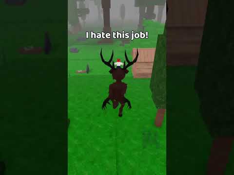I hate this job! #99nightintheforest #robloxshorts #robloxtiktok #robloxedit