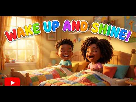 WAKE UP & SHINE 🌞 Good Morning Song for Kids | Morning Routine + Positive Affirmations (Ages 5–12)