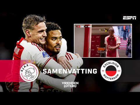 AJAX in de problemen na vroege PENALTY en ROOD Steven BERGWIJN 🟥😳 | Samenvatting Ajax - Excelsior