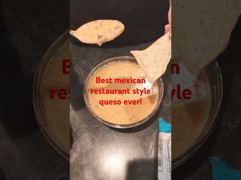 3 ingredient Restaurant style Mexican queso! #food #foodie #foodlover