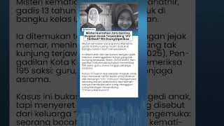 Misteri Kematian Zara Qairina: Dugaan Sosok Terpandang 'VIV' Terlibat? 195 Orang Terseret Diperiksa