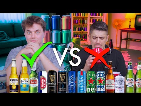 Regular vs Non-Alcoholic Beer Taste Test! ft. Spencer Bernard