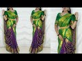 Festival Saree Draping Style Saree Wearing New Elegant Way To Look More Beautiful Saundaryaa