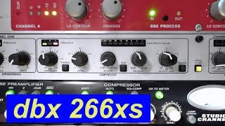 Video thumbnail for dbx 266 xs- Compressor by zeb bach