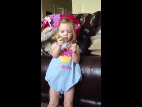 Emmalee sings Happy Birthday