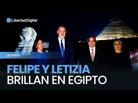 Felipe VI and Letizia, historic dinner next to the pyramids
