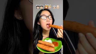 Download lagu EATING SAUSAGE VERSION 👵🏻👴🏻 VERY RARE #challenge #mukbang mp3