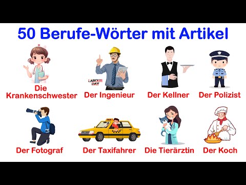 Professions in Germany with examples | Learn German | Speaking & Listening | A1-B1 | German for B...