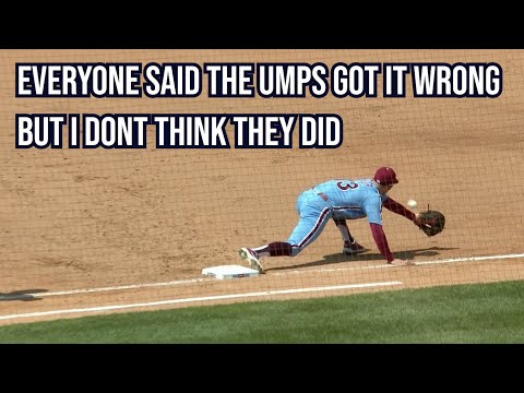 Everyone said the umps got this wrong but maybe they didn't, a breakdown