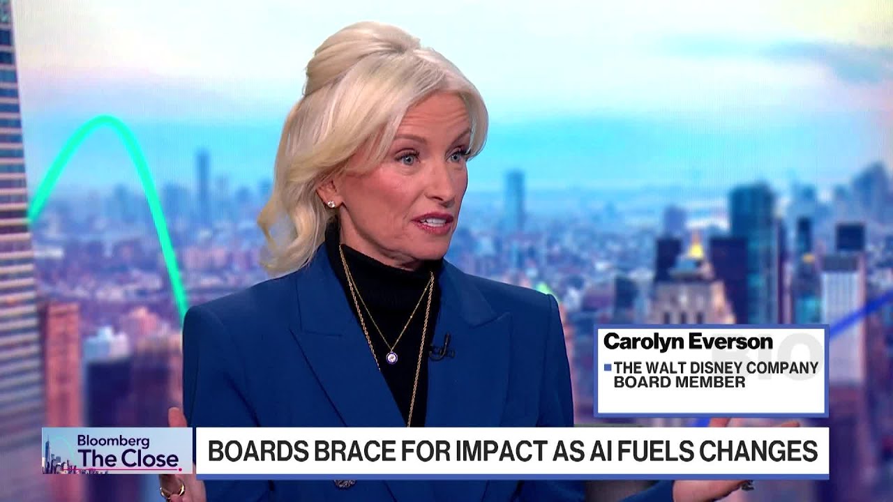 Disney Board Member Everson on AI, Tariffs, Iger Succession