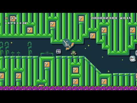 Are You Afraid Of The Dark?20sec by dominate45 ~ World Record! - Super Mario Maker 2 - No Commentary