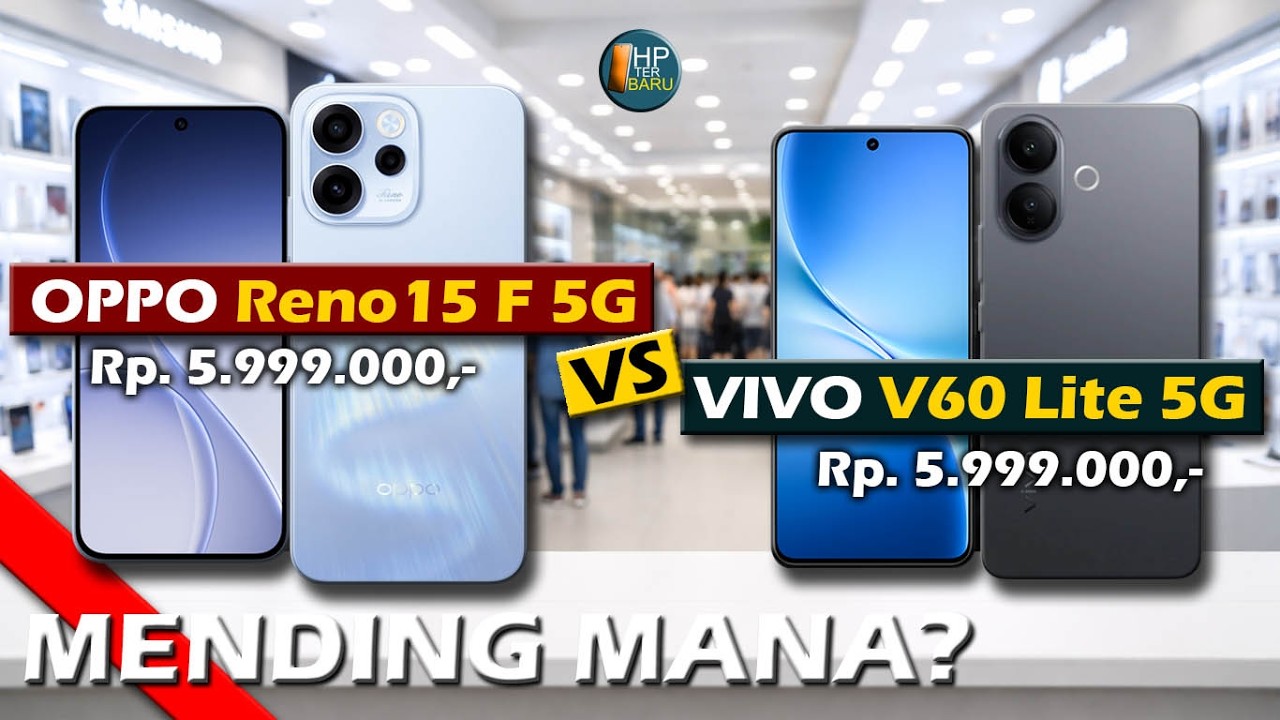 MENDING MANA? OPPO RENO15 F 5G VS VIVO V60 LITE 5G