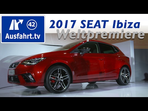 Weltpremiere: 2017 Seat Ibiza V Sitzprobe, erster Eindruck, Barcelona