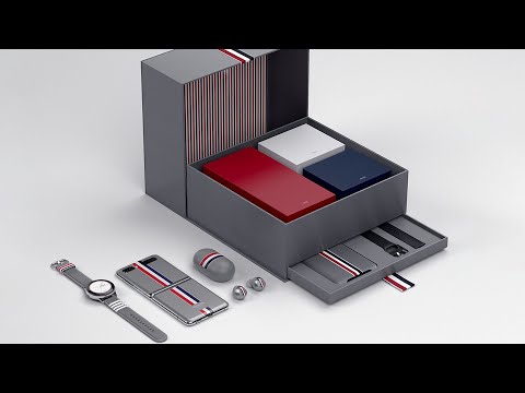 Samsung Galaxy Z Flip Thom Browne Edition Unboxing - $2500 Foldable Phone