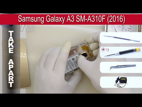 How to disassemble 📱 Samsung Galaxy A3 (2016) SM-A310  Take apart Tutorial